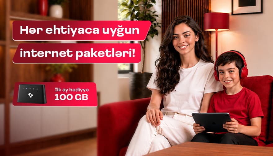 Bakcell Wi-Fi packages for every need!