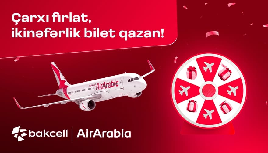 A chance to travel for two with Bakcell! A chance to travel for two with Bakcell!